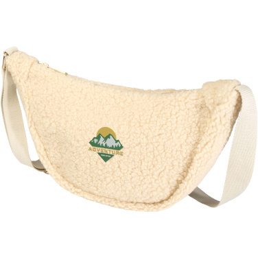 Logotrade promotional item picture of: Bear GRS recycled sherpa crossbody bag 3L