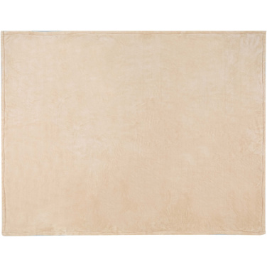 Logo trade promotional products image of: Ashen GRS recycled sherpa blanket