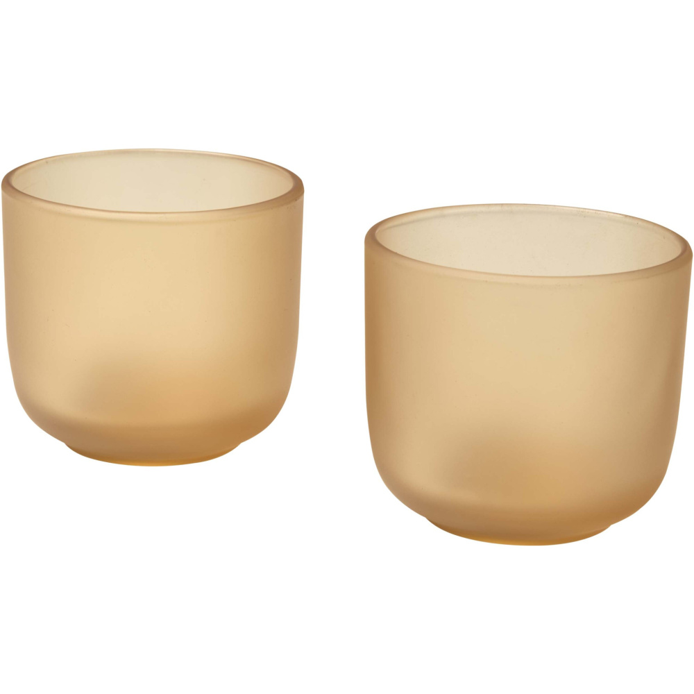 Logotrade promotional giveaway picture of: Male 200 ml glass cups - set of 2