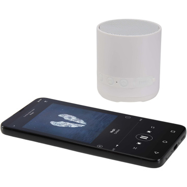 Logo trade promotional product photo of: Hunor 3W recycled plastic wireless speaker