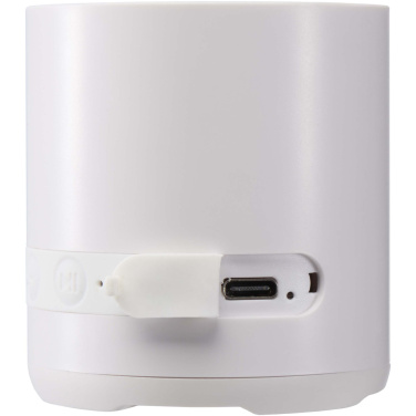 Logo trade corporate gifts image of: Hunor 3W recycled plastic wireless speaker