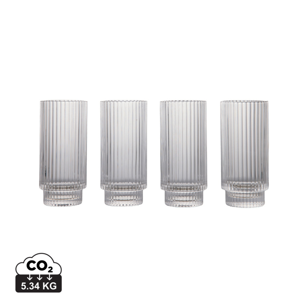 Logotrade promotional merchandise picture of: VINGA York highball, 4 pcs set