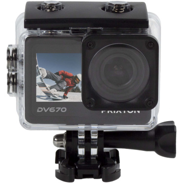 Logotrade promotional merchandise photo of: Prixton DV670 4K dual screen action camera
