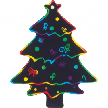 Logo trade advertising products image of: Scratch-off Christmas ornaments SOUTH POLE