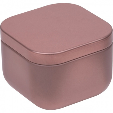 Logo trade corporate gifts picture of: Candle in tin PRAGUE