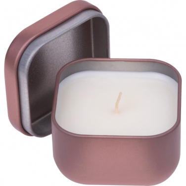 Logotrade promotional item picture of: Candle in tin PRAGUE