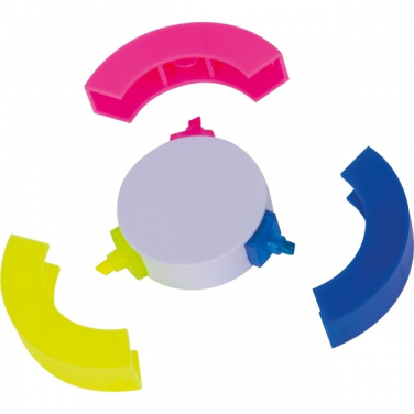 Logo trade promotional gifts picture of: 3-in-1 Highlighter ANDORRA