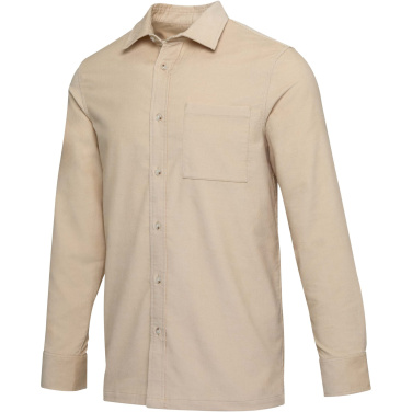 Logo trade promotional merchandise image of: Alum corduroy unisex shirt