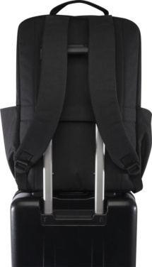 Logotrade promotional item image of: Libra 15” GRS recycled laptop backpack 15L