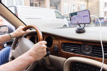 Logo trade promotional giveaway photo of: Terra 360 RCS recycled plastic universal phone holder