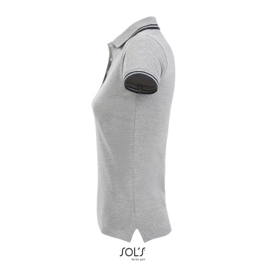 Logo trade corporate gift photo of: PASADENA women polo 200g