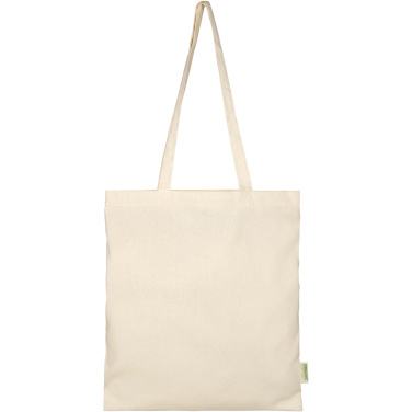 Logo trade business gifts image of: Odisha 100 g/m² OCS organic tote bag 7L
