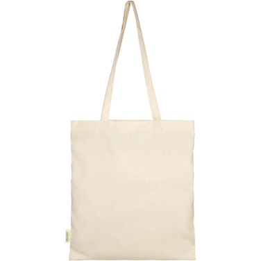 Logo trade promotional merchandise picture of: Odisha 100 g/m² OCS organic tote bag 7L
