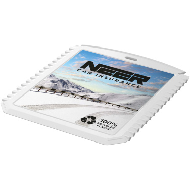 Logo trade advertising products picture of: Thrym rectangular recycled plastic ice scraper