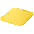 Thrym rectangular recycled plastic ice scraper, Yellow