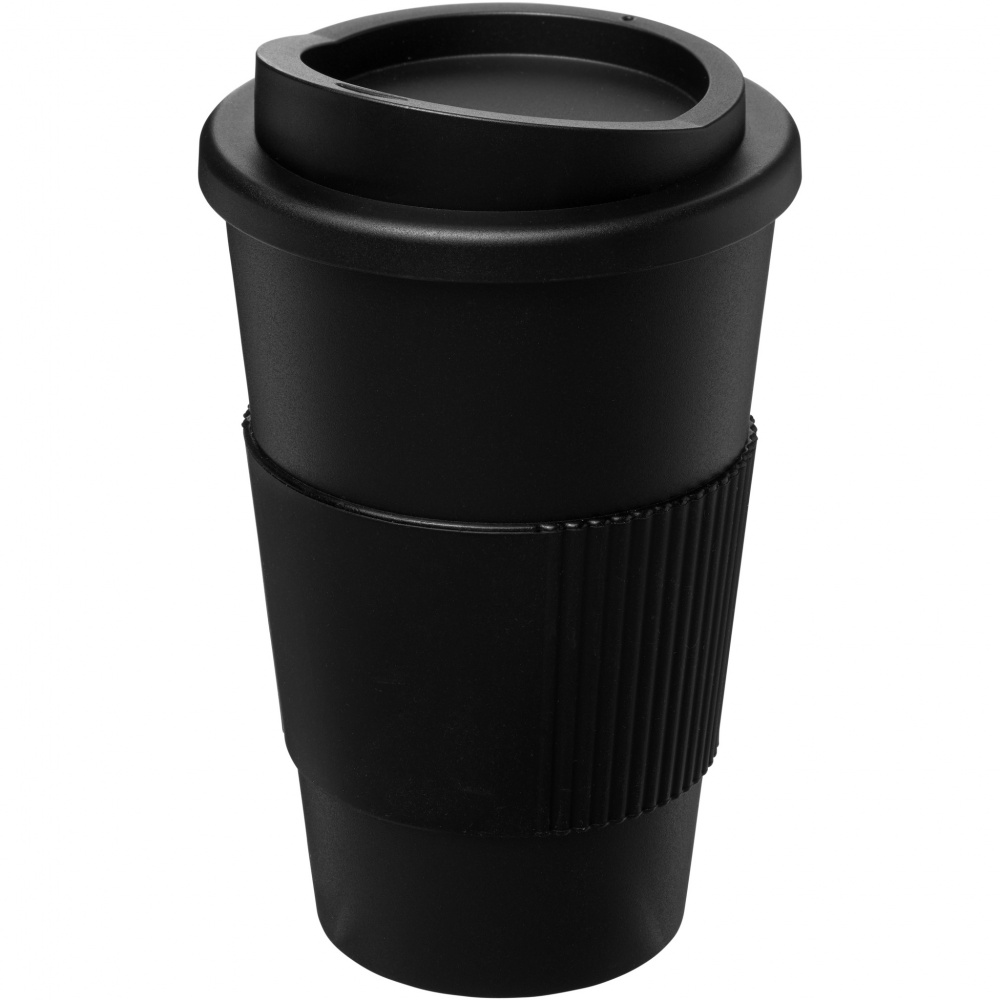Logotrade reklaamkingituse foto: Americano® 350 ml silikoonist võruga kohvitops