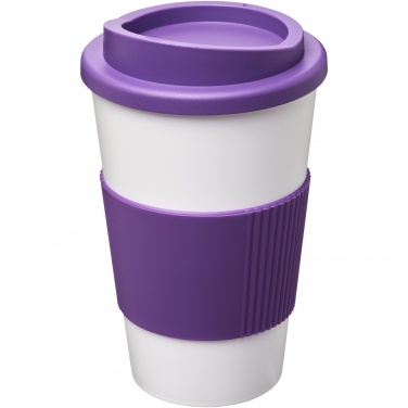 Logo trade reklaamkingi pilt: Americano® 350 ml silikoonist võruga kohvitops