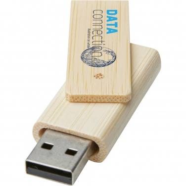 Logotrade reklaamtoote foto: Pöörake 4 GB bambusest USB-mälupulka