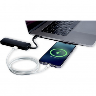 Logo trade reklaamtooted foto: Loop RCS taaskasutatud plastist multimeediumiadapter USB 2.0-3.0 HDMI-pordiga