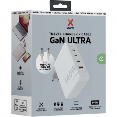 Logotrade firmakingi foto: Xtorm XVC2140 GaN Ultra 140 W reisilaadija 240 W USB-C PD kaabliga