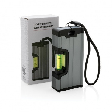 Logo trade reklaamkingi pilt: Tasku suuruses magnetiga tasapinna joonlaud