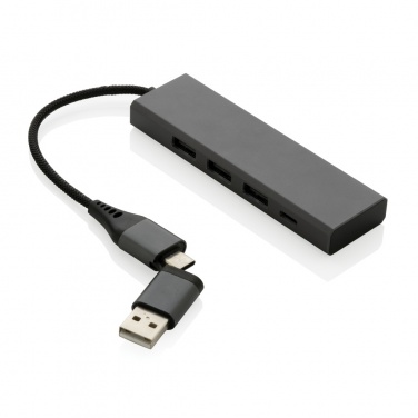 Logotrade ärikingituse foto: Terra RCS taaskasutatud alumiiniumist jaotur 3 USB-pordiga