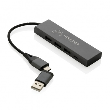 Logo trade reklaamtooted foto: Terra RCS taaskasutatud alumiiniumist jaotur 3 USB-pordiga