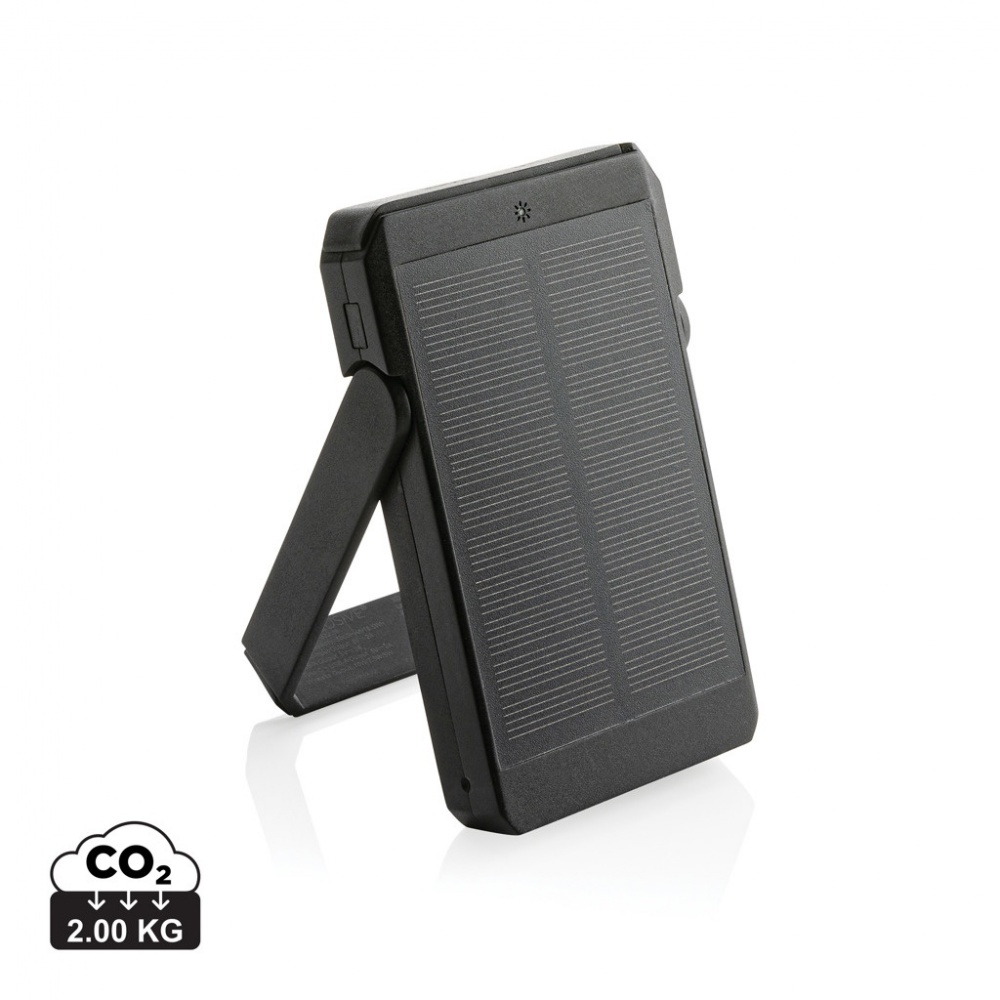 Logo trade reklaamkingituse pilt: Skywave RCS rplast päikesepatarei 5000 mAh 10W juhtmevaba