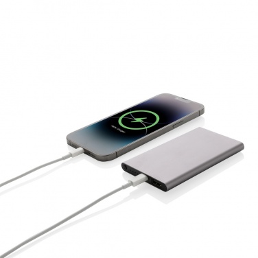 Logo trade firmakingitused foto: RCS-i taaskasutatud plastist/alumiiniumist 4000 mah C-tüüpi akupank