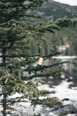 Logotrade reklaamkingituse foto: Bambusest ja RCS-i sertifikaadiga taaskasutatud plastikust taskulamp