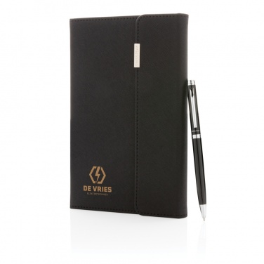 Logotrade firmakingid pilt: Swiss Peak deluxe A5 märkmiku- ja pliiatsikomplekt