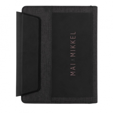 Logotrade meened pilt: Fiko juhtmevaba laadimise A5 portfell koos akupangaga