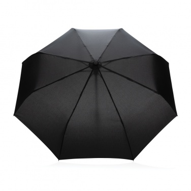 Logotrade reklaamtoote foto: 21" Impact AWARE™ RPET 190T bambusest automaatne avatav/sulgev vihmavari