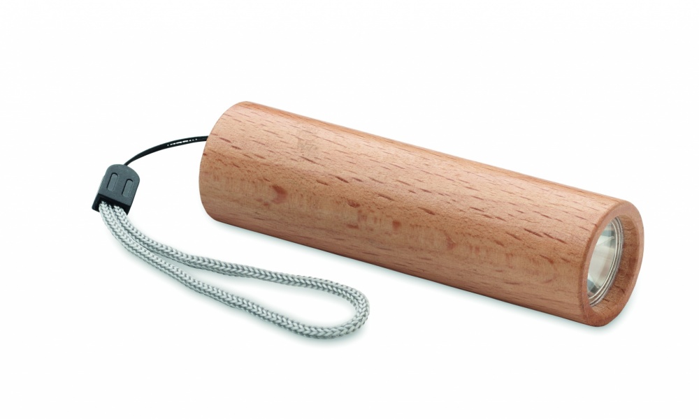 Logo trade firmakingid foto: Pöögipuidust laetav taskulamp