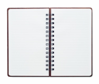 Logotrade meene foto: A5 kasepuidust märkmik GROWBOOK™