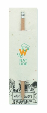 Logotrade firmakingitused pilt: Naturaalne pliiats seemnetega kotis