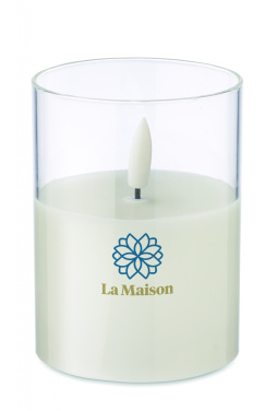 Logotrade reklaamkingituse foto: LED vahaküünal klaasihoidjas