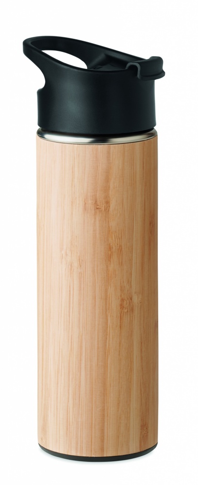 Logotrade firmakingitused pilt: Bambusest 450ml termospudel