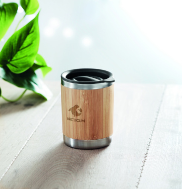 Logotrade firmakingi foto: Bambusest kaanega trummel 250ml