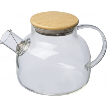 Logotrade firmakingitused pilt: Bambusest kaanega klaaskann FRANKFURT 1000ml