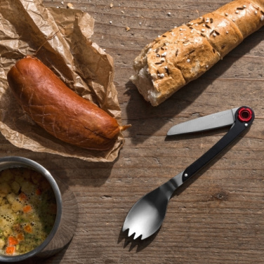 Logotrade firmakingid pilt: Multifunktsionaalne lusikas LATEMAR Schwarzwolf