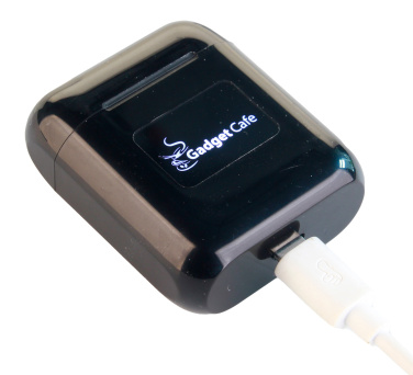 Logotrade reklaamkingid pilt: Traadita kõrvaklapid valgustusega logoga