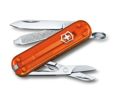 Logo trade firmakingi pilt: Taskunuga Classic SD läbipaistev Victorinox