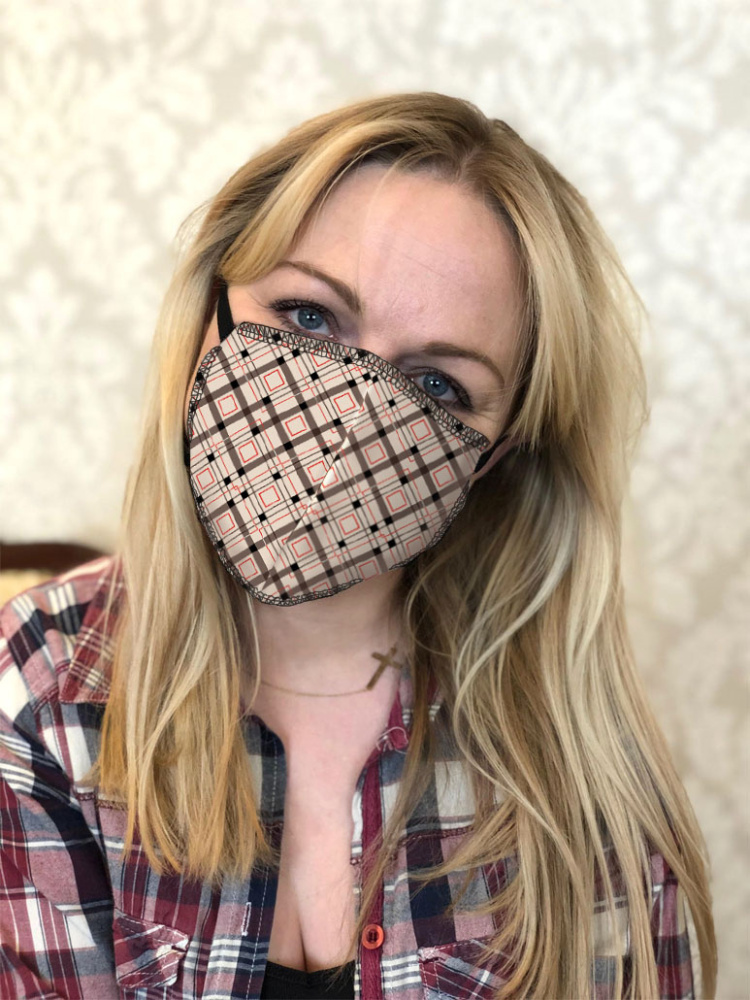 Logo trade reklaamtoote pilt: ZERIF puuvillane näomask 1400165