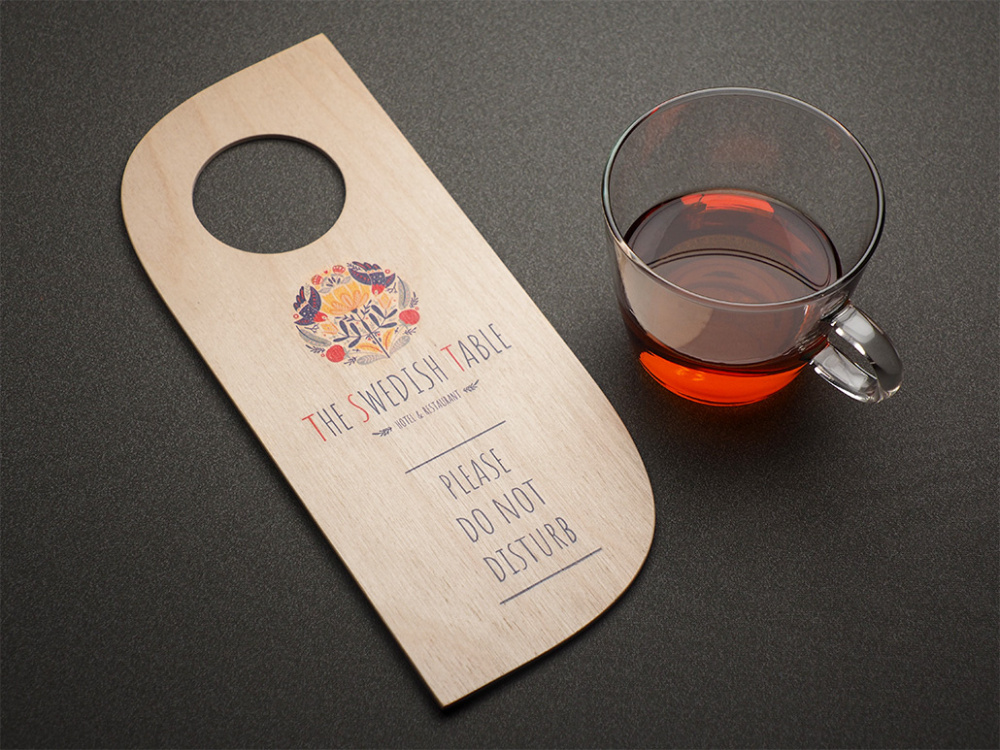 Logotrade firmakingitused pilt: Puidust infolipik 1160121