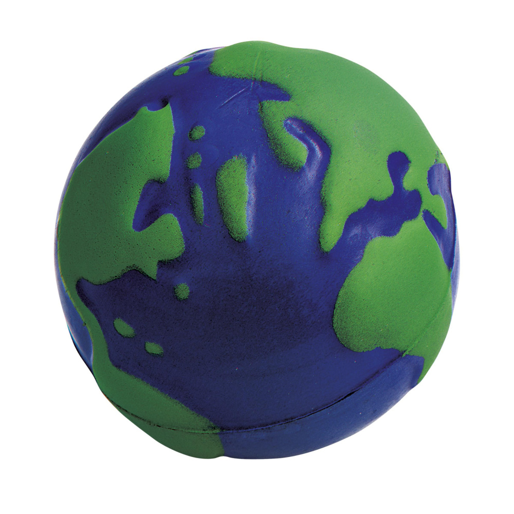 Logotrade reklaamkingituse foto: StressGlobe Ø 6,5 cm stressipall