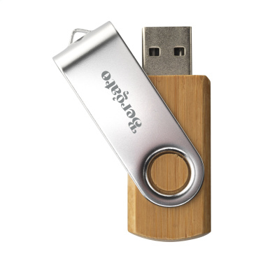 Logotrade reklaamkingi foto: USB Twist Bamboo 8 GB