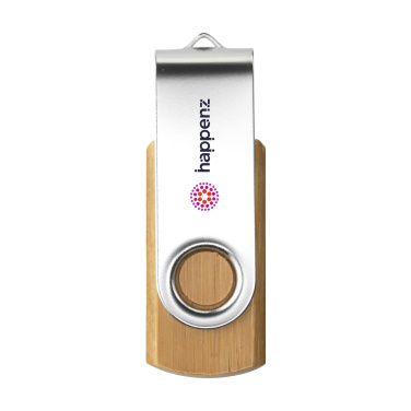 Logotrade firmakingid pilt: USB Twist Bamboo 8 GB