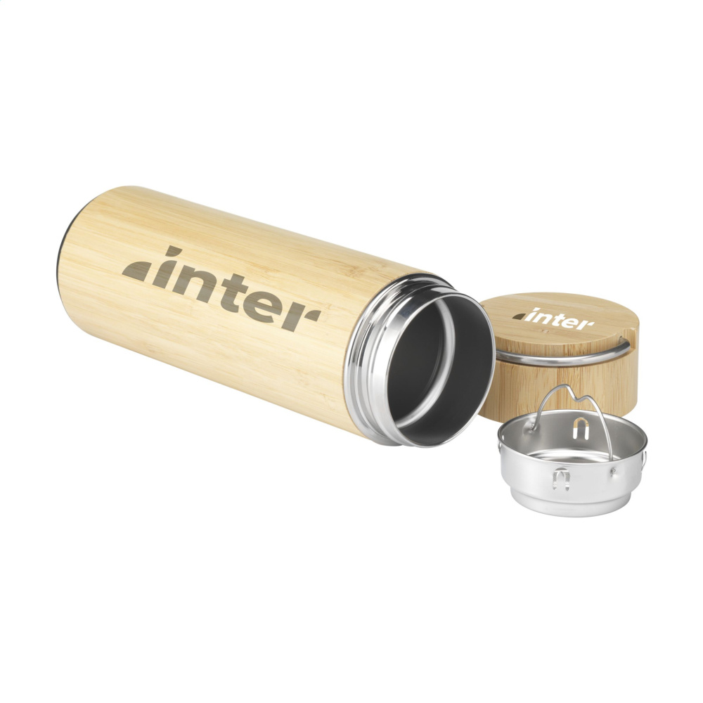 Logotrade firmakingid pilt: Nikko 330 ml bambusest termopudel/termotass