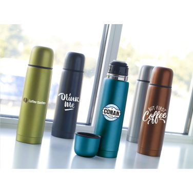 Logotrade ärikingituse foto: Frosted Bottle RCS Recycled Steel 500 ml termopudel